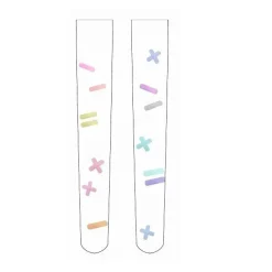 Zettairyoiki Colorful Band-Aid Thigh-High Tights