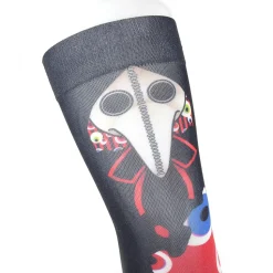 Zettairyoiki Crow Mask Thigh-High Tights