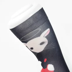 Zettairyoiki Crow Mask Thigh-High Tights