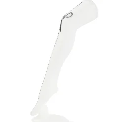 Zettairyoiki Cut Along the Line Knee-High Tights (White)