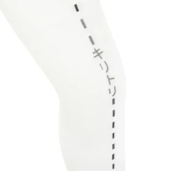 Zettairyoiki Cut Along the Line Knee-High Tights (White)