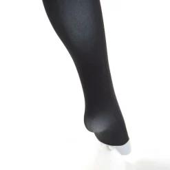 Zettairyoiki Cut Along the Line Knee-High Tights (Black)