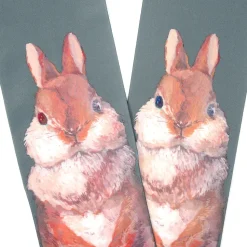 Zettairyoiki Double Rabbit Knee-High Tights (Green)