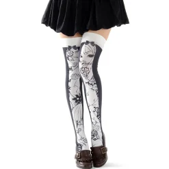 Zettairyoiki Flora Thigh-High Tights