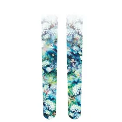 Zettairyoiki Flowers Blooming Underwater Thigh-High Tights