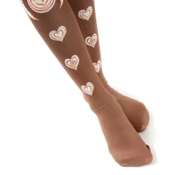 Zettairyoiki Latte Art Thigh-High Tights