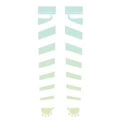 Zettairyoiki Panda Thigh-High Tights