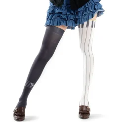 Zettairyoiki Piano Keys Thigh-High Tights