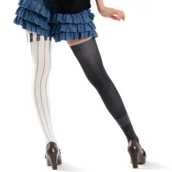 Zettairyoiki Piano Keys Thigh-High Tights