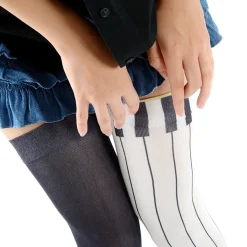 Zettairyoiki Piano Keys Thigh-High Tights