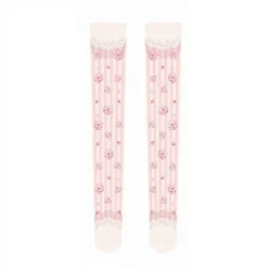Zettairyoiki Sakura Bunny Pink Thigh-High Tights